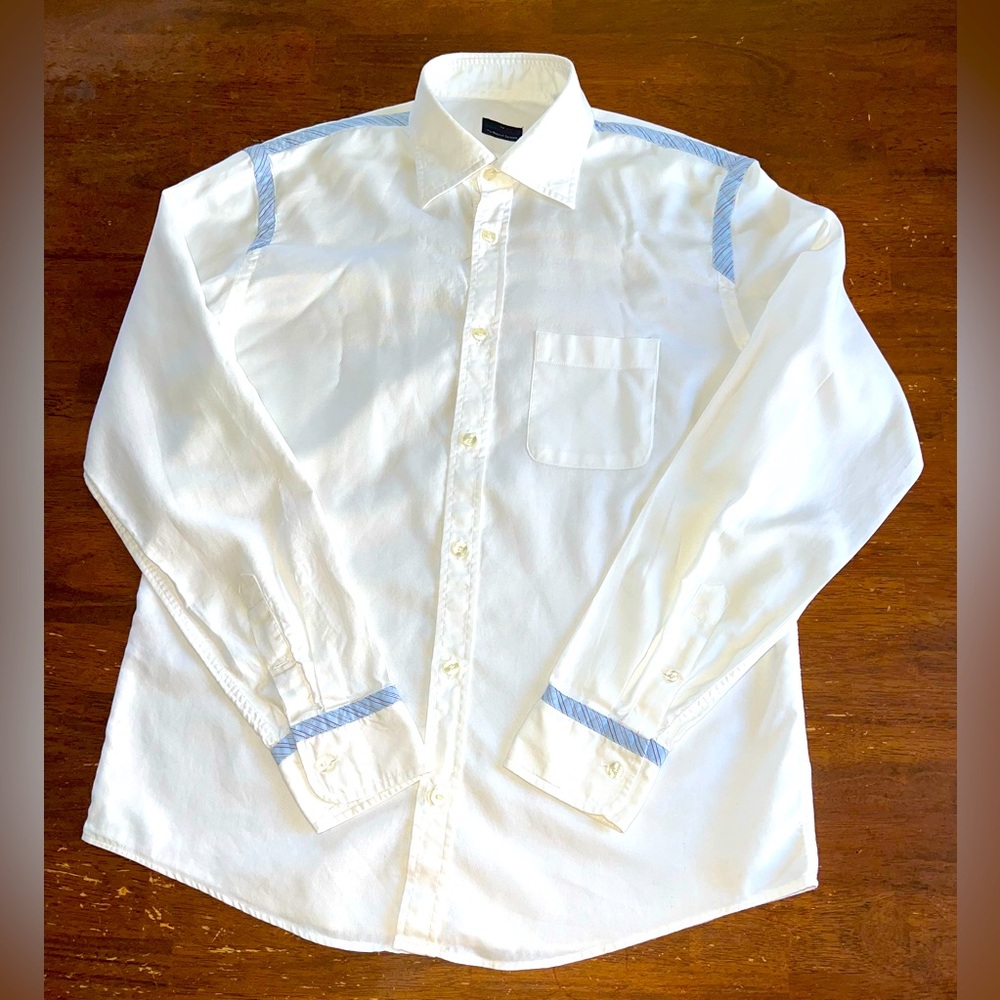 Two Flowers Long Sleeve Dress Shirt.